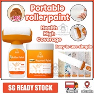【SG STOCK】BUY 2 Free 1 Wall Roller Paint White Wall Repair with Rolling Brush Waterproof Mildew Proo