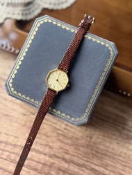 中古正品YSL 聖羅蘭古董石英手錶 女錶 八角形錶面 禮物 罕見