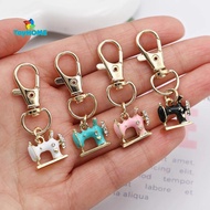 GPHA> 4pcs Mini Sewing Machine Keychains – A  Of Memory & Meaning, Vintage Miniature Enamel Metal Se