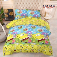 SpongeBob SquarePants 3in1 bedsheet canadian soft Suitable for 3 in 1 Full set of bedding C330 bedsh