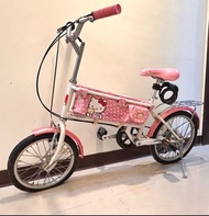 二手 JOKER牌 Hello kitty袋鼠車/自行車/腳踏車 16X18吋 6速