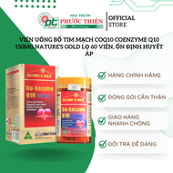 Viên uống bổ tim mạch CoQ10 CoEnzyme Q10 150mg Natures Gold Lọ 60 viên ổn định huyết áp