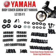 YAMAHA LC135 V1 /V2 ,Y15z,Y15zr V1/V2,Y125 Y125z Y125zr,SRL115/SRL110/Y110 SCREW BODY COVER SKRU BOD