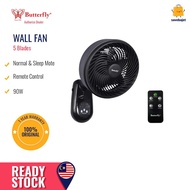 Butterfly Kipas Dinding - Wall Fan 8" With Remote Control BWF-8051R