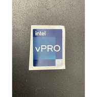 Original intel Core i7 vPro gen12/13 logo Sticker