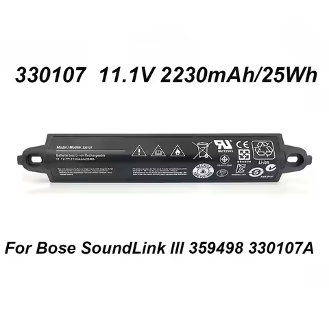 330107 359498 11.1V 2230mAh Battery For Bose Soundlink III 414255 404600 Soundlink Bluetooth Speaker