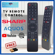 Sharp Aquos TV YOUTUBE Remote Control Replacement IR-289 GB289WJSA