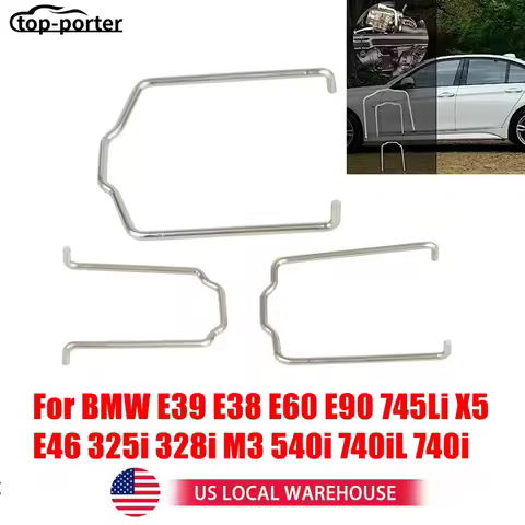 For BMW E39 E38 E60 E90 745Li X5 E46 325i 328i M3 540i 740iL 740i 154 23 Retaining Spring Horse Shoe