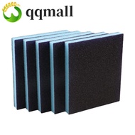 QQMALL 5pcs Polishing Sponge, Reusable Sandpaper Grit Sanding Sponge, Multipurpose Polishing Pad Was