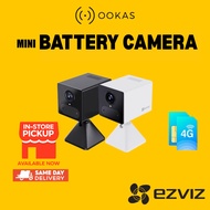 Ezviz CB2 3MP 4G SIM/ CB2 / CB1 Mini Battery Powered Rechargeable Wireless WiFi Full HD 1080P CCTV S