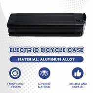 Electric E Bike Bicycle 18650 Battery Box Case Cover 48V Empty Silver Fish Ebike Aluminum Housing Ac