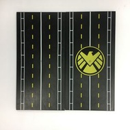 LEGO 8 x 16 plate 76042 Avenger Logo Printed