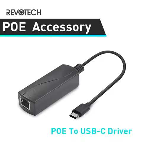 POE to Type-C Driver, 5V 2.4A Output with IEEE802.3af Standard and 10/100Mbps, PD charging and Mobil