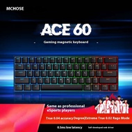 VXE MCHOSE Ace60 Pro wired magnetic switch keyboard 8K return rate RT0.01mm supports SOCD RS