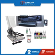 PROMO PROMO Paket Mesin DTF Riecat Alfa + Mesin Press | Mesin Cetak Kaos | Printer Transfer Film