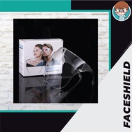 Face Shield Hard Full Face Shield Transparent face mask Anti-fogging large face shield (Reusable)