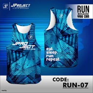 RUNNING SINGLET DESIGN RUN-07 Singlet Man Running Singlet