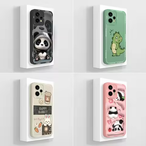 Case For OPPO Realme 9 9 Pro 9 Pro+ Lovely Panda Dinosaur Cases Soft Silicone Funda Protective Coque