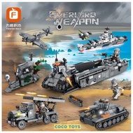 Forange Block Army 4 in 1 FC4402 - Army Vehicle Brick - Block Toys - Children's Toys - Collection To