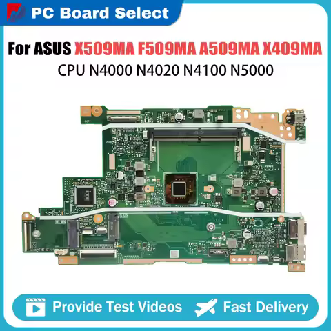 X409MA N4000 N4100 N5000 N5030 CPU Mainboard For ASUS X409MA X409M M409D M409DA X509D X509MA M509D M
