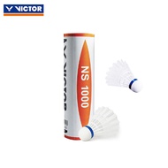 VICTOR NS-3000 ลูกแบดมินตันคาร์บอนใหม่ 6 ลูก ทนทานต่อลม ฝึกซ้อม ทนทาน ลูกแบดมินตันไนลอน ลูกแบดมินตัน