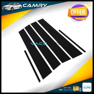 Toyota Camry XV50 ACV50 2012-2018 Door Pillar PC Piano Black Door Window Pillar Posts Stickers Vacc 