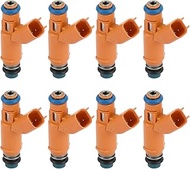 8 PCS Fuel Injector 195500-4280 2W93-AA Fits For Jaguar S-TYPE 4.2L V8 2003-2005 VANDEN PLAS XJ8 4.2