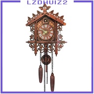 [Lzdhuiz2] European Cuckoo Clock -carved Wall Clock children room Office Decor