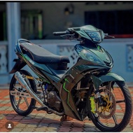 lc v1 coverset 135 lc hijau lumut stripe y16 custom lc v1