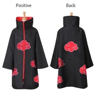 NARUTO AKATSUKI MANGA ANIME COSPLAY ROBE, Akatsuki Costume Comfortable to Wear for Children and Adul