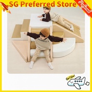 Baby Sensory Training Climbing Ladder Early Education Center Soft Crawling Soft Bag Slide 2FTZ OM6C