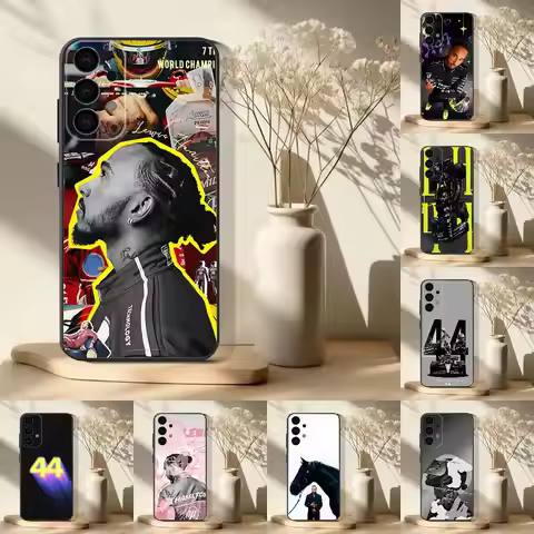 L-Lewis H-Hamilton-44 Phone Case For Samsung S 25,24,23,22,30,21,10,9,Ultra,Plus,Lite,FE,4,5G Black 