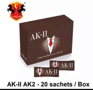 【Delivery Now】 OriginalAKII(k2) Phenomenal King AK2 男性之宝 (1 box / 20 男性之宝 (1 box/20 sachets x 4g) HA