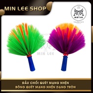 Spider web broom head, round spider web cotton