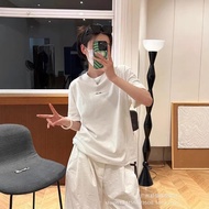 1:1！Original Logo Real Shot AC Style 26ss Logo Letter Embroidery Short Sleeve OS Loose Casual All-Ma