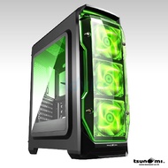 Tsunami เคสคอมพิวเตอร์ ATX Case (NP) X-Storm (Black-Green)