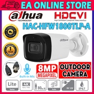 Dahua 8MP 4k Ultra HD 8.0MP Resolution Outdoor IR Bullet CVI Camera HAC-HFW1800TLP-A CCTV Support Ni