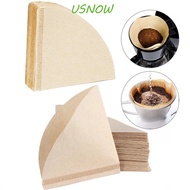 USNOW Coffee Filter Paper V Shape For Dripper Coffee Size 02 Drip Tools