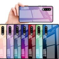 Huawei P30 P30 Pro Case Huawei P30 Lite Nova 4 3i 3 Y9 2019 Tempered Glass Hard Cover phone case