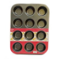 12 hole compartment Non-stick cupcakes Tray /cupcakes Tray/ cupcakes Baking Pan/ Acuan cupcakes tray