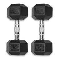 Hexagon Dumbell 10KG ( 1 Pair ) - Quality Hexagon Dumbell Can Be Use At Anywhere & Anytime