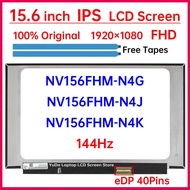 15.6 Inch 144Hz Laptop LCD Screen NV156FHM-N4G NV156FHM-N4J NV156FHM-N4K Display Matrix Panel Replac