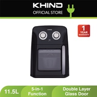 Khind Air Fryer Oven 11.5L with 5in1 function AFO1800 AFO1800(Sales)
