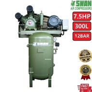 Swan HWP-307V Air Compressor High Pressure 7.5HP 300L 12Bar (Three Phase)