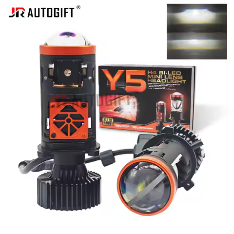 Y5 PRO Bi Lens 100W H4 LED Projector White High Bright Auto H4 LED Headlight High Low Beam Headlight