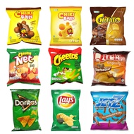 ALL Snack retail jetz lays chetoz chitato chiki balls potabe taro twistko chuba tango doritos vegeta