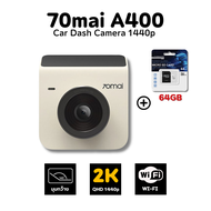 [ลด 200 GUID200TH]70mai A400 Dash Cam 2K WDR145°FOV Night Vision กล้องติดรถยนต์ ความละเอียด1440PQuad