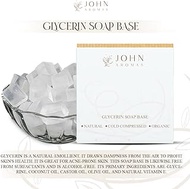 JOHN AROMAS Glycerin Premium Relief Bath Scrubs &amp; Soap Base 100% Organic and Natural 1KG