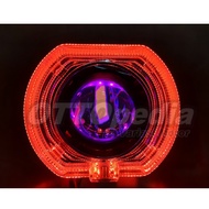 Lampu Depan Projie Biled + Shroud BMW 2.5 in Motor NMAX Aerox Beat Scoopy Universal