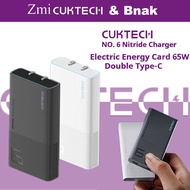ZMI CUKTECH AD652S 65W Charger No. 6 Energy Card PD65W Fast Charger